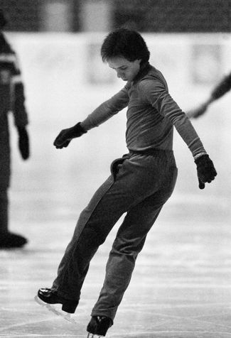 Wood - Scott Hamiltonone of the only figure skaters who could perform a back flip. That and other skills propelled him to four U.S. figure skating championships, a gold medal in the World Figure Skating Championships in 1981 and a gold medal in the 1984 Winter Olympics. Hamilton was born in Toledo but grew up in Bowling Green